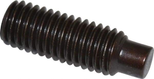 Value Collection - M10x1.50, 30mm OAL, Dog Point Set Screw - Grade 14.9 (45H) Alloy Steel, 5mm Key - Apex Tool & Supply