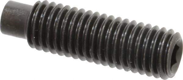 Value Collection - M10x1.50, 35mm OAL, Dog Point Set Screw - Grade 14.9 (45H) Alloy Steel, 5mm Key - Apex Tool & Supply
