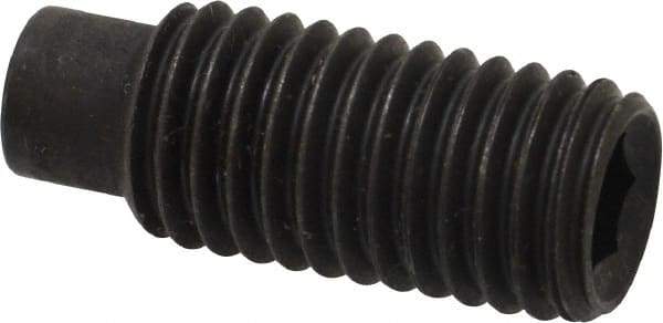 Value Collection - M12x1.75, 30mm OAL, Dog Point Set Screw - Grade 14.9 (45H) Alloy Steel, 6mm Key - Apex Tool & Supply