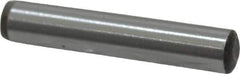 Value Collection - 4mm Diam x 22mm Pin Length Grade 8 Alloy Steel Precision Dowel Pin - Bright Finish, 1 Rounded End - Apex Tool & Supply