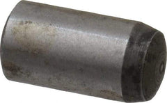 Value Collection - 5mm Diam x 10mm Pin Length Grade 8 Alloy Steel Precision Dowel Pin - Bright Finish, 1 Rounded End - Apex Tool & Supply