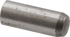 Value Collection - 5mm Diam x 14mm Pin Length Grade 8 Alloy Steel Precision Dowel Pin - Bright Finish, 1 Rounded End - Apex Tool & Supply