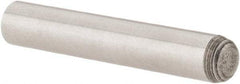Value Collection - 5mm Diam x 30mm Pin Length Grade 8 Alloy Steel Precision Dowel Pin - Bright Finish, 1 Rounded End - Apex Tool & Supply