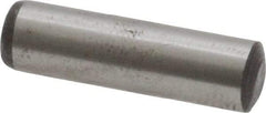Value Collection - 6mm Diam x 22mm Pin Length Grade 8 Alloy Steel Precision Dowel Pin - Bright Finish, 1 Rounded End - Apex Tool & Supply