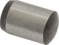 Value Collection - 10mm Diam x 16mm Pin Length Grade 8 Alloy Steel Precision Dowel Pin - Bright Finish, 1 Rounded End - Apex Tool & Supply