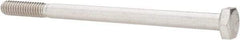 Value Collection - 1/4-20 UNC, 4" Length Under Head Hex Head Cap Screw - Partially Threaded, Grade 316 Stainless Steel, Uncoated, 7/16" Hex - Apex Tool & Supply