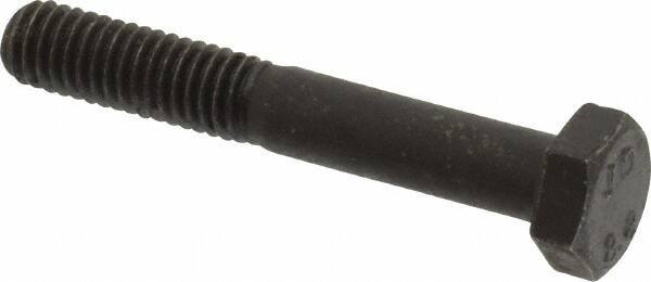 Value Collection - M6x1.00mm Metric Coarse, 40mm Length Under Head Hex Head Cap Screw - Partially Threaded, Grade 8.8 Steel, Uncoated, 10mm Hex - Apex Tool & Supply