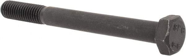 Value Collection - M8x1.25mm Metric Coarse, 80mm Length Under Head Hex Head Cap Screw - Partially Threaded, Grade 8.8 Steel, Uncoated, 13mm Hex - Apex Tool & Supply
