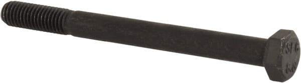 Value Collection - M8x1.25mm Metric Coarse, 90mm Length Under Head Hex Head Cap Screw - Partially Threaded, Grade 8.8 Steel, Uncoated, 13mm Hex - Apex Tool & Supply