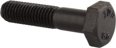 Value Collection - M10x1.50mm Metric Coarse, 45mm Length Under Head Hex Head Cap Screw - Partially Threaded, Grade 8.8 Steel, Uncoated, 17mm Hex - Apex Tool & Supply
