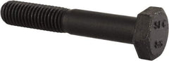 Value Collection - M10x1.50mm Metric Coarse, 60mm Length Under Head Hex Head Cap Screw - Partially Threaded, Grade 8.8 Steel, Uncoated, 17mm Hex - Apex Tool & Supply