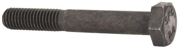 Value Collection - M10x1.50mm Metric Coarse, 70mm Length Under Head Hex Head Cap Screw - Partially Threaded, Grade 8.8 Steel, Uncoated, 17mm Hex - Apex Tool & Supply