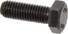 Value Collection - M12x1.75mm Metric Coarse, 35mm Length Under Head Hex Head Cap Screw - Fully Threaded, Grade 8.8 Steel, Uncoated, 19mm Hex - Apex Tool & Supply