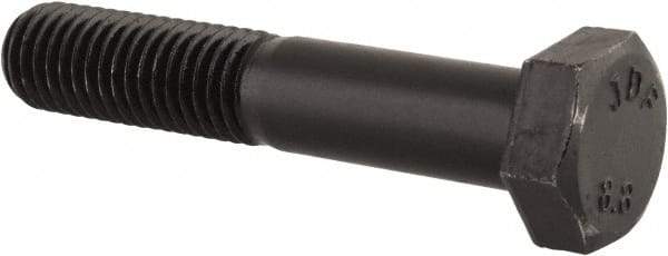 Value Collection - M12x1.75mm Metric Coarse, 65mm Length Under Head Hex Head Cap Screw - Partially Threaded, Grade 8.8 Steel, Uncoated, 19mm Hex - Apex Tool & Supply
