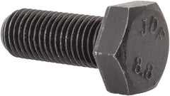 Value Collection - M8x1.00mm Metric Fine, 20mm Length Under Head Hex Head Cap Screw - Fully Threaded, Grade 8.8 Steel, Uncoated, 13mm Hex - Apex Tool & Supply