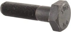 Value Collection - M10x1.00mm Metric Fine, 40mm Length Under Head Hex Head Cap Screw - Partially Threaded, Grade 8.8 Steel, Uncoated, 17mm Hex - Apex Tool & Supply