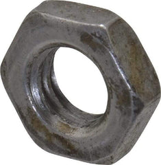 Value Collection - M6x1.00 Steel Right Hand Hex Jam Nut - 10mm Across Flats, 3.2mm High, Uncoated - Apex Tool & Supply