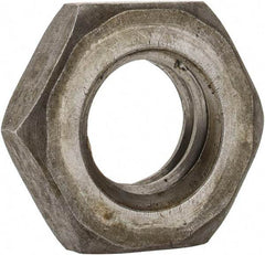 Value Collection - M10x1.50 Steel Right Hand Hex Jam Nut - 17mm Across Flats, 5mm High, Uncoated - Apex Tool & Supply