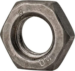 Value Collection - M12x1.75 Steel Right Hand Hex Jam Nut - 19mm Across Flats, 6mm High, Uncoated - Apex Tool & Supply