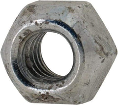 Value Collection - M4x0.70 Metric Coarse Grade 8 Hex Lock Nut with Distorted Thread - 3.7mm High, Zinc-Plated Finish - Apex Tool & Supply