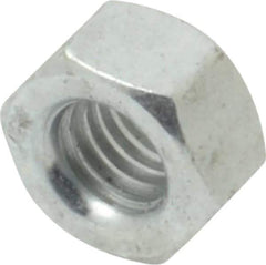 Value Collection - M5x0.80 Metric Coarse Grade 8 Hex Lock Nut with Distorted Thread - 4.5mm High, Zinc-Plated Finish - Apex Tool & Supply