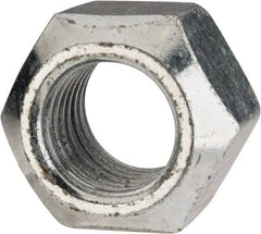 Value Collection - M24x3.00 Metric Coarse Grade 8 Hex Lock Nut with Distorted Thread - 24mm High, Zinc-Plated Finish - Apex Tool & Supply