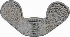 Value Collection - M5x0.80, Zinc Plated, Iron Standard Wing Nut - 2.3mm Wing Span, 11mm Wing Span - Apex Tool & Supply