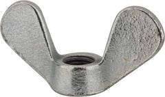 Value Collection - M12x1.75, Zinc Plated, Iron Standard Wing Nut - 5.6mm Wing Span, 31mm Wing Span - Apex Tool & Supply