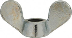 Value Collection - M24x3.00, Zinc Plated, Iron Standard Wing Nut - 8.6mm Wing Span, 53.5mm Wing Span - Apex Tool & Supply