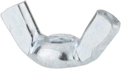 Value Collection - M4x0.70, Zinc Plated, Iron Standard Wing Nut - 1.7mm Wing Span, 8.5mm Wing Span - Apex Tool & Supply