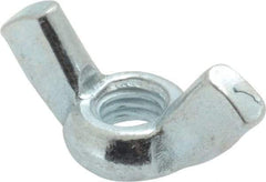 Value Collection - M6x1.00, Zinc Plated, Iron Standard Wing Nut - 2.7mm Wing Span, 15mm Wing Span - Apex Tool & Supply
