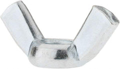 Value Collection - M10x1.50, Zinc Plated, Iron Standard Wing Nut - 4.6mm Wing Span, 23mm Wing Span - Apex Tool & Supply