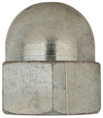 Value Collection - M24x3 36mm Width Across Flats, Zinc Plated, Steel Acorn Nut - 42mm Overall Height, Grade 2, DIN 1587 - Apex Tool & Supply