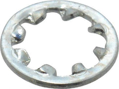 Value Collection - M6 Screw, 6.4mm ID, Spring Steel Internal Tooth Lock Washer - 11mm OD, Zinc-Plated, Grade 2 - Apex Tool & Supply