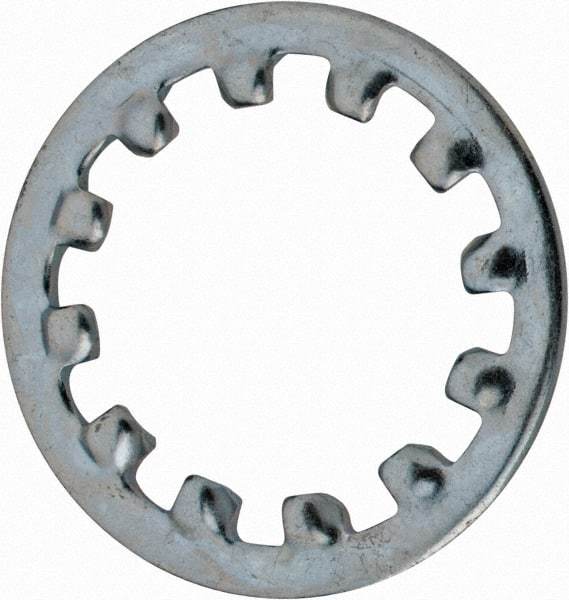 Value Collection - M20 Screw, 21mm ID, Spring Steel Internal Tooth Lock Washer - 33mm OD, Zinc-Plated, Grade 2 - Apex Tool & Supply