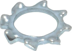 Value Collection - M6 Screw, 6.4mm ID, Spring Steel External Tooth Lock Washer - 11mm OD, Zinc-Plated, Grade 2 - Apex Tool & Supply