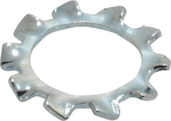 Value Collection - M12 Screw, 13mm ID, Spring Steel External Tooth Lock Washer - 20.5mm OD, Zinc-Plated, Grade 2 - Apex Tool & Supply