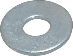 Value Collection - M5 Screw, Steel Fender Flat Washer - 5.3mm ID x 15mm OD, 1.2mm Thick, Zinc-Plated Finish - Apex Tool & Supply
