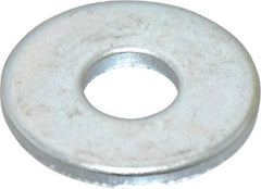 Value Collection - M8 Screw, Steel Fender Flat Washer - 8.4mm ID x 24mm OD, 2mm Thick, Zinc-Plated Finish - Apex Tool & Supply