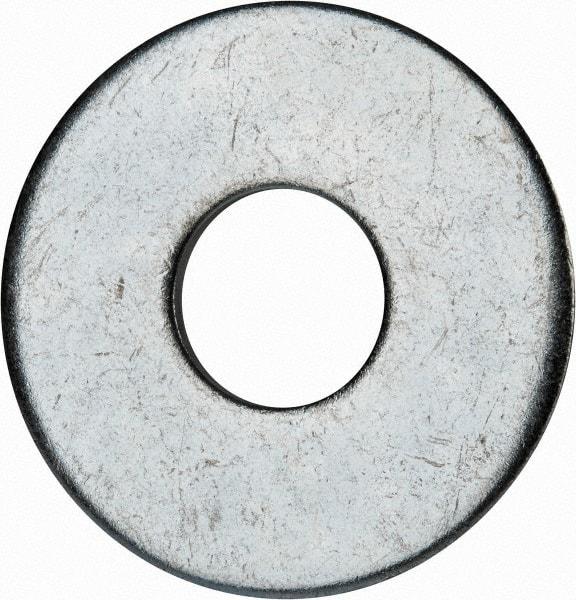 Value Collection - M12 Screw, Steel Fender Flat Washer - 13mm ID x 37mm OD, 3mm Thick, Zinc-Plated Finish - Apex Tool & Supply
