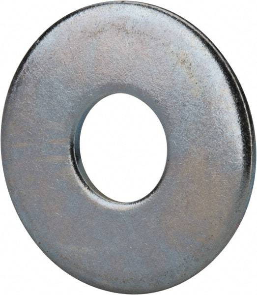 Value Collection - M20 Screw, Steel Fender Flat Washer - 22mm ID x 60mm OD, 4mm Thick, Zinc-Plated Finish - Apex Tool & Supply