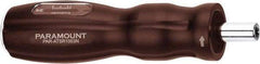 Paramount - 5 to 30 In/Lb, Adjustable Torque Limiting Screwdriver - 4-13/16" OAL, 1/4" Drive - Apex Tool & Supply