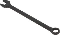 Paramount - 1-1/8" 12 Point Offset Combination Wrench - 15° Offset Angle, 15-1/2" OAL, Chrome Vanadium Steel, Black Finish - Apex Tool & Supply
