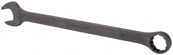 Paramount - 32mm 12 Point Offset Combination Wrench - 15° Offset Angle, 15-1/2" OAL, Chrome Vanadium Steel, Black Finish - Apex Tool & Supply