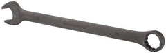 Paramount - 28mm 12 Point Offset Combination Wrench - 15° Offset Angle, 15-1/2" OAL, Chrome Vanadium Steel, Black Finish - Apex Tool & Supply