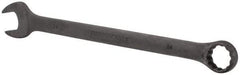 Paramount - 24mm 12 Point Offset Combination Wrench - 15° Offset Angle, 12-15/32" OAL, Chrome Vanadium Steel, Black Finish - Apex Tool & Supply