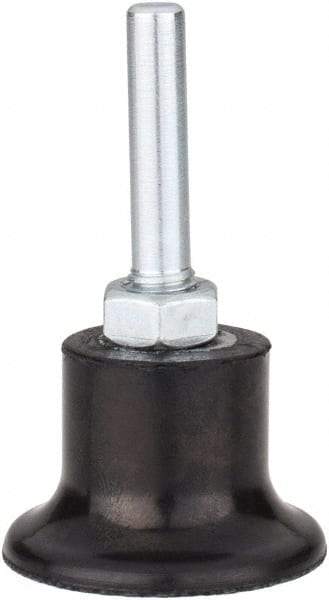 Tru-Maxx - 1-1/2" Diam Quick-Change Type P Disc Backing Pad - 1/4" Shank Diam, Hard Density, 30,000 RPM, Quick-Lok Compatible - Apex Tool & Supply