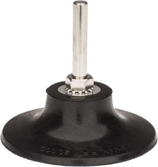 Tru-Maxx - 3" Diam Quick-Change Type R Disc Backing Pad - 1/4" Shank Diam, Soft Density, 20,000 RPM, Quick-Lok Compatible - Apex Tool & Supply