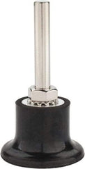 Tru-Maxx - 1-1/2" Diam Quick-Change Type R Disc Backing Pad - 1/4" Shank Diam, Hard Density, 30,000 RPM, Quick-Lok Compatible - Apex Tool & Supply