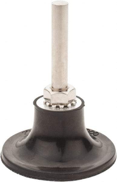 Tru-Maxx - 2" Diam Quick-Change Type R Disc Backing Pad - 1/4" Shank Diam, Medium Density, 30,000 RPM, Quick-Lok Compatible - Apex Tool & Supply